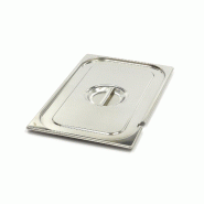 Maxima Couvercle gastronorm - 1/1 GN - acier inoxydable - avec ouverture pour cuillère – 53 × 32.5 × 1.8 cm - AKS-09367770