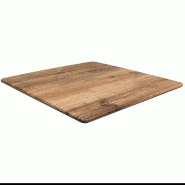 Plateau carré de table extérieur Smartline 70x70cm décor Atacama Cherry