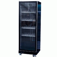 Romux® Professional Vitrine Réfrigérée MC 1 Porte 450 Litres Noir Ventilées | Vitrine a boissons | Réfrigération Verticale Positive - 8435811803908