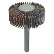 Roue à Lamelles Abrasives Sur Tige 6 Mm - Grain 320, Pour Polir Les Surfaces Courbes Et Irrégulières !