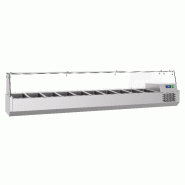 Saladette a poser pizza réfrigère 2100mm bacs 10x 1/3 gn pro line -... - P7489.5245