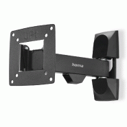 Support mural TV Hama noir, pivotant, inclinable jusqu'à 15 kg - 4047443509086
