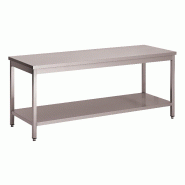 Table de travail 1500mm centrale P700 inox