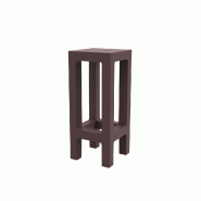 Tabouret haut design in & out JUT - grenat