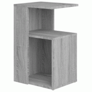 VidaXL Table d'appoint Sonoma gris 36x30x56 cm Bois d'ingénierie Modèle Ombre Tropica Prime - 815190XL
