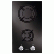 AIRLUX Table Domino Verre Gaz 30cm 400w Noir av32hbk - noir 8033945389680