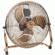 Brasseur d'air métal finition cuivré Ø45cm 100 Watts