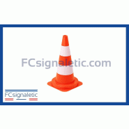 Cône de signalisation orange 500mm Cône de signalisation orange 500mm