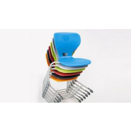 Chaise suspendu confortable avec coque d'assise ergonomique