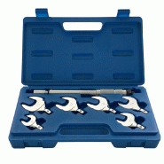 Clé plate dynamométrique en coffret - 6 têtes : 17, 22, 24, 26, 27, 29 mm Clé plate dynamométrique en coffret - 6 têtes : 17, 22, 24, 26, 27, 29 mm