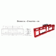 Double déplacement latéral - 2 palettes - dd