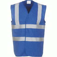 Gilet haute visibilité YOKO bleu royal T.S Yoko - S polyester 6933883203647