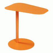 Helloshop26 - Table d'appoint 50 x 50 x 38 cm orange 03_0010933 - orange métal 3000225489687