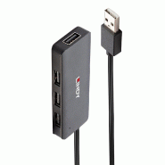 Lindy 42986 Lindy Hub USB 2.0 4 ports sans alimentation - 42986