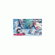 SACHET MINIGRIP BANDE BLANCHE PEBD 60 MY 4 X 6 CM - CARTON DE 1000