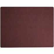 Stil Casa, ensemble de 12 sets de table unicolores, polyuréthane laminé cousu, 41xh. 31 cm, finition dollar couleur bordeaux. - TOV-D-BXD Stil Casa, ensemble de 12 sets de table unicolores, polyuréthane laminé cousu, 41xh. 31 cm, finition dollar couleur bordeaux. - TOV-D-BXD