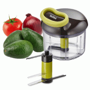 TEFAL Mini-hachoir Manuel 900ml Multicolore K1320404 - multicolore K1320404
