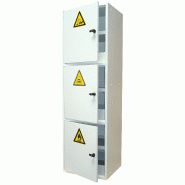 Armoire modulable de sûreté - 1950 mm - 3 compartiments séparés - pour produits chimiques