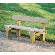 Banc en bois natura