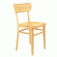 Chaise restaurant bois Bastia - NATUREL_0