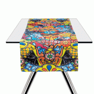 Chemin de table Excelsa Acapulco coton 45x140 cm multicolore - multicolore textile 68719