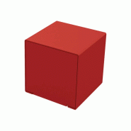 Cube KUB acier - Bordeaux RAL 3004