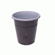 ECOLOMIQUE - 50 Pcs - Goblet plastique marron blanc - 70 ml, Ø 55 mm, Hauteur: 52 mm - ECO210G12 - marron plastique ECO210G12 ECOLOMIQUE - 50 Pcs - Goblet plastique marron blanc - 70 ml, Ø 55 mm, Hauteur: 52 mm - ECO210G12 - marron plastique ECO210G12