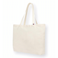 ECONOMIE CIRCULAIRE ! Sacs 510x390x130 mm en fibres textiles recyclées pour le shopping - 