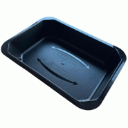 Firplast Barquette B6 Rebox PP noir 250 x 185 x 50 mm 1340 mL (x100) - noir 3760059544340