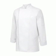 METRO Professional Veste de cuisine, polyester / coton, avec manches longues, pour hommes, taille XXXL, blanc - XXXL blanc polyester 4337255629424 METRO Professional Veste de cuisine, polyester / coton, avec manches longues, pour hommes, taille XXXL, blanc - XXXL blanc polyester 4337255629424