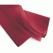 Papier de soie bordeaux 17g/m² 50x75cm - par 240 feuilles
