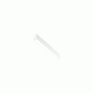 Plafonnier LED modulaire 20 W, Ø60 cm, blanc mat, CCT réglable, diffuseur prismatique UGR minore 22, classe I - Perenz - blanc 8462 B CT