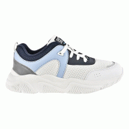 Safety Jogger - Chaussures de travail basses pour femmes antidérapantes et antistatiques SLOAN blanc et bleu O1 #5D9CEC Taille 35 - 35 matière synth