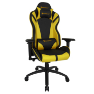 Siège réglable avec coussin appui-tête et accoudoirs 4D - AZGENON Z300 JAUNE - Réf : AZG_Z300_BKYLW