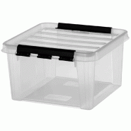 SmartStore Boîte de rangement CLASSIC 7 L, clips: noir - noir plastique 7332462017962 SmartStore Boîte de rangement CLASSIC 7 L, clips: noir - noir plastique 7332462017962