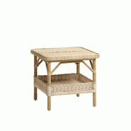 Table basse en rotin nantucket pm naturel