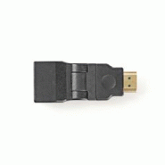 Adaptateur Hdmi Connecteur Hdmi - Hdmi Femelle Rotatif Noir Usage Non Intensif Nedis - 3665476887752 Adaptateur Hdmi Connecteur Hdmi - Hdmi Femelle Rotatif Noir Usage Non Intensif Nedis - 3665476887752