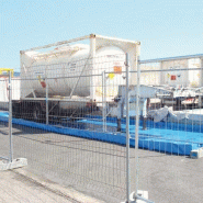 Bac de rétention en plastique souple