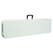 BANC PLIANT EN PLASTIQUE BLANC M2