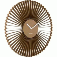 Horloge murale en métal Cascara marron Karlsson - marron 8714302770944 Horloge murale en métal Cascara marron Karlsson - marron 8714302770944