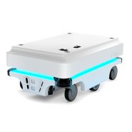 Mir100 - véhicules à guidage automatique - mobile industrial robots - charge utile du robot : 100 kg - capacité de remorquage : 300 kg