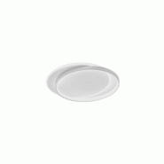 Plafonnier Led Christine P/P, 40W 2600Lm 3000K, Cadre En Aluminium Satiné Blanc Et Diffuseur En Méthacrylate Opale - Gea Luce - blanc CHRISTINE P/P