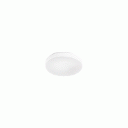 Plafonnier LED en verre soufflé blanc satiné, intensité variable (3000K-4000K), puissance 24W, diamètre 40 cm, haute efficacité - Perenz - blanc