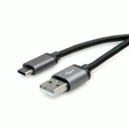 ROLINE Câble USB 2.0, C-A, M/M, noir, 0,8 m_0