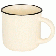 Tasse en céramique rétro Lakeview 310ml - Conforme EN12875-1 - Passe au lave-vaisselle - Boîte en carton blanche Tasse en céramique rétro Lakeview 310ml - Conforme EN12875-1 - Passe au lave-vaisselle - Boîte en carton blanche