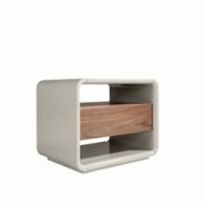 AC ANGEL CERDA Angel Cerdá Table de chevet noyer et bois gris 7134C 55 x 40 x 45 - gris Bois manufacturé 8435631024675 AC ANGEL CERDA Angel Cerdá Table de chevet noyer et bois gris 7134C 55 x 40 x 45 - gris Bois manufacturé 8435631024675