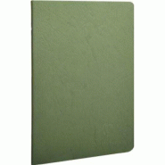 Clairefontaine Lot de 5 Carnet Age Bag A5, 96p./48 feuilles 90 g/m² piquées, couv. Coloris vert, ligné - 3329687331632