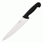 Couteau de cuisinier noir 215mm - Hygiplas - Lavable au lave-vaisselle et facile à aiguiser Couteau de cuisinier noir 215mm - Hygiplas - Lavable au lave-vaisselle et facile à aiguiser
