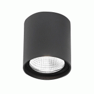 Downlight Plafonnier Rond Kuba Anthracite 20W Led 3000K Ip65 - Plafonnier Extérieur En Aluminium Haute Résistance - Rossini Illuminazione - gris KUB