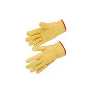 Gant tout fleur bovin jaune. Serrage élastique. Gant tout fleur bovin jaune. Serrage élastique.